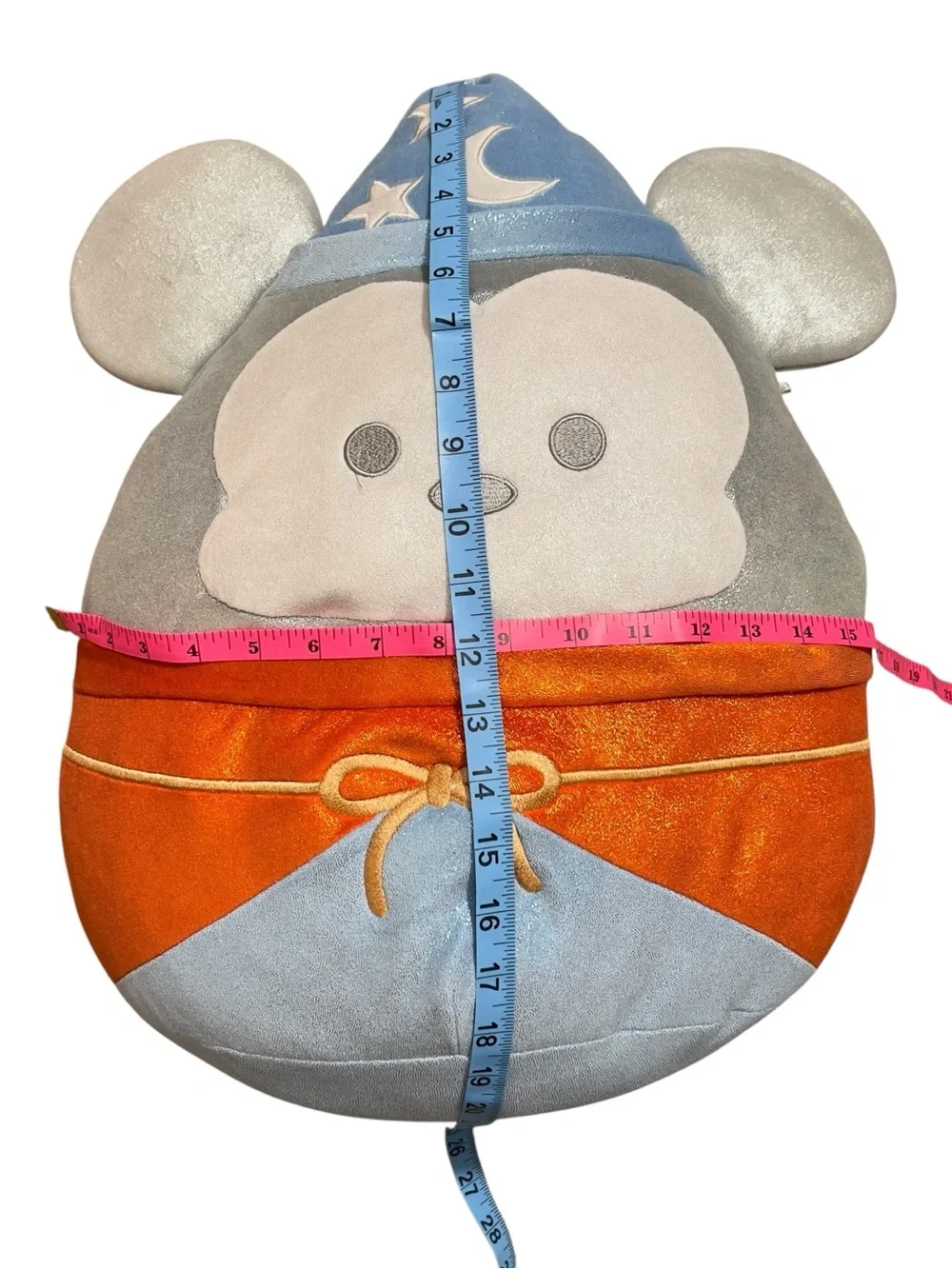 Squishmallows Disney100 Sorcerer Mickey Mouse Fantasia Glitter Plush Large